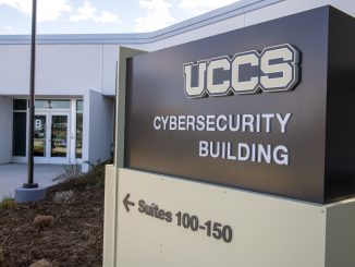 UCCS Cybersecurity building sign
