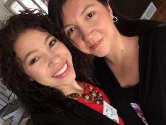 Adelita Aguirre and her mom