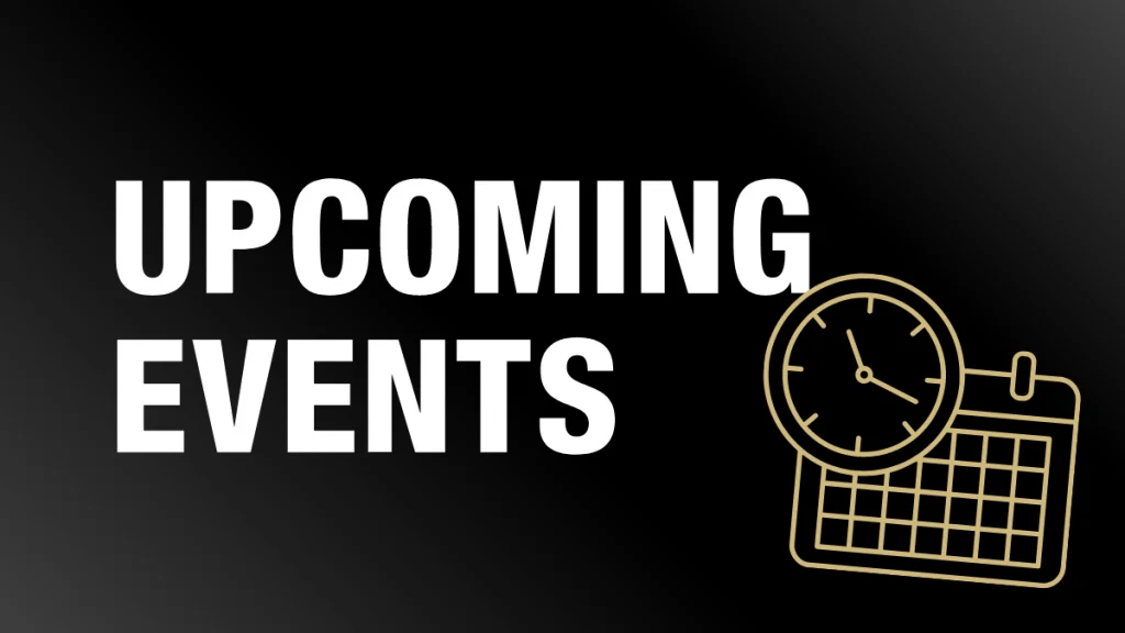 Upcoming events