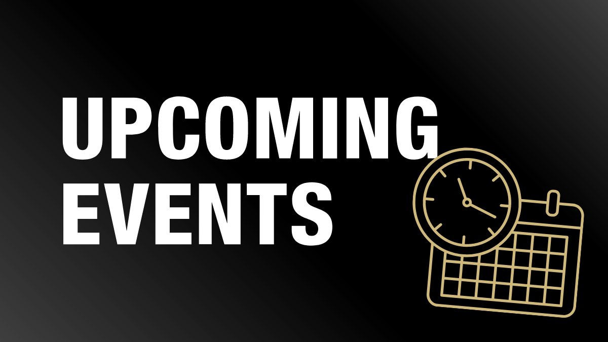 Upcoming events